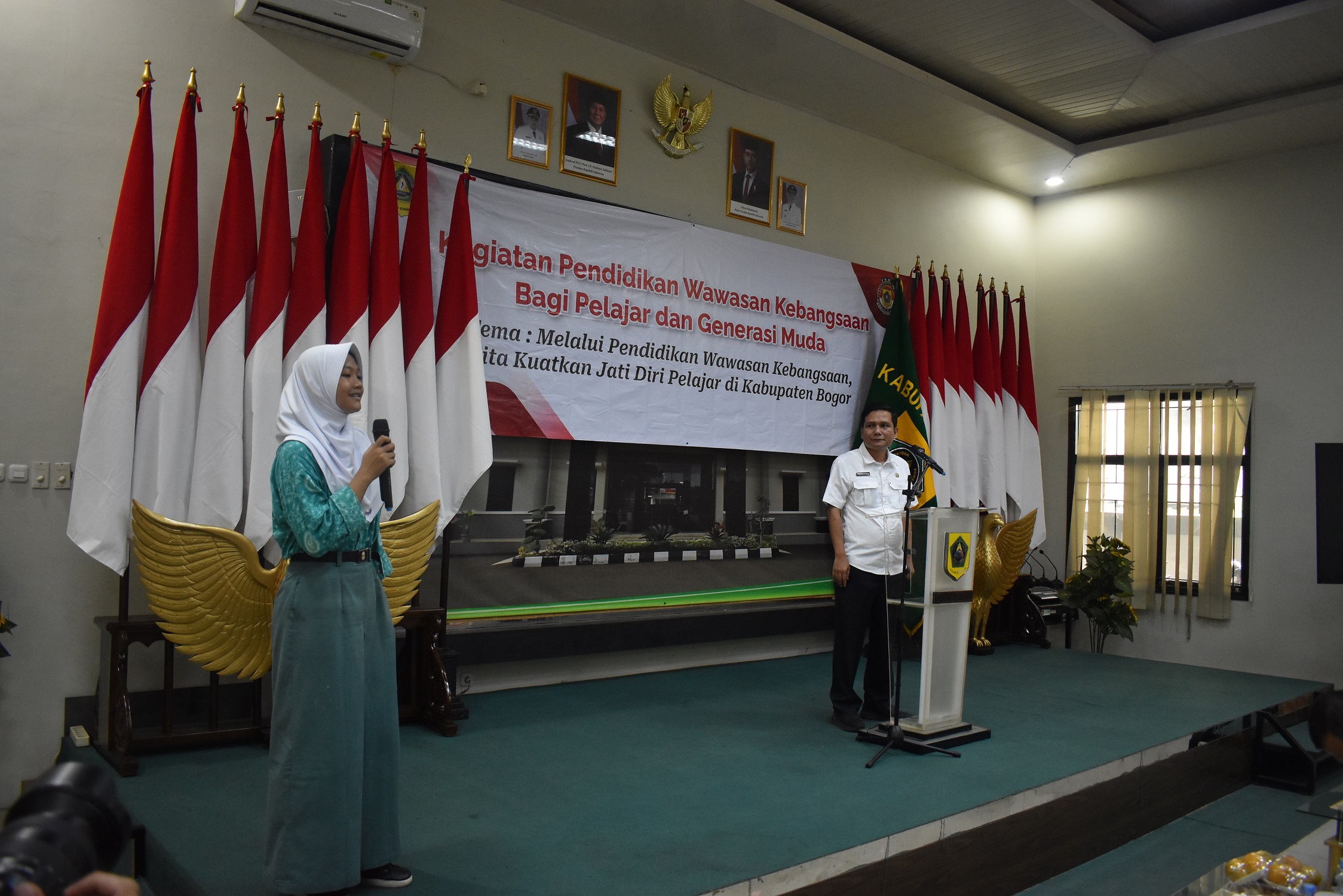 Pemerintah Daerah Kabupaten Bogor melalui FKDM Kabupaten Bogor Gelar Pendidikan Wawasan Kebangsaan Bagi Pelajar dan Generasi Muda