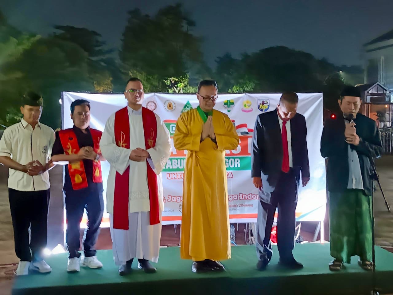 DOA BERSAMA PEMUDA LINTAS IMAN KABUPATEN BOGOR