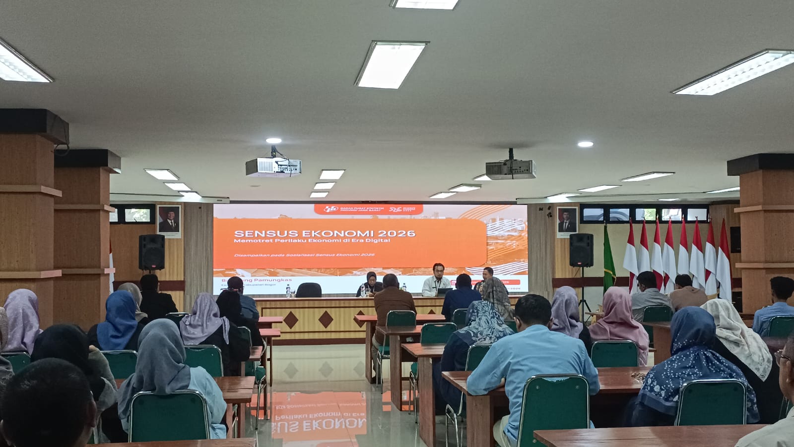 BPS Kabupaten Bogor Gandeng Diskominfo Sosialisasikan Sensus Ekonomi 2026