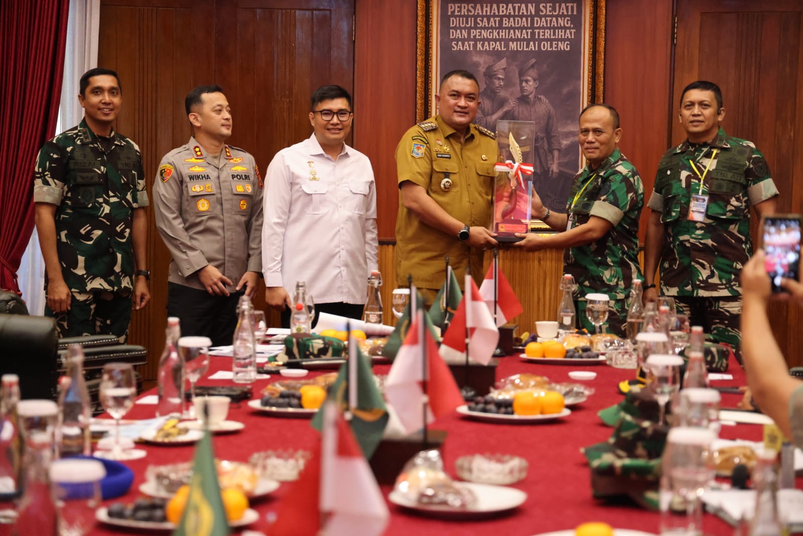 Bupati Bogor Terima Kunjungan Pasis Dikreg LXVII Seskoad TA 2026