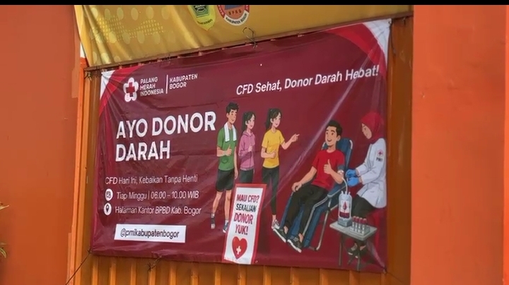 CFD Tegar Beriman Jadi Momentum Aksi Kemanusiaan, Warga Antusias Donorkan Darahnya