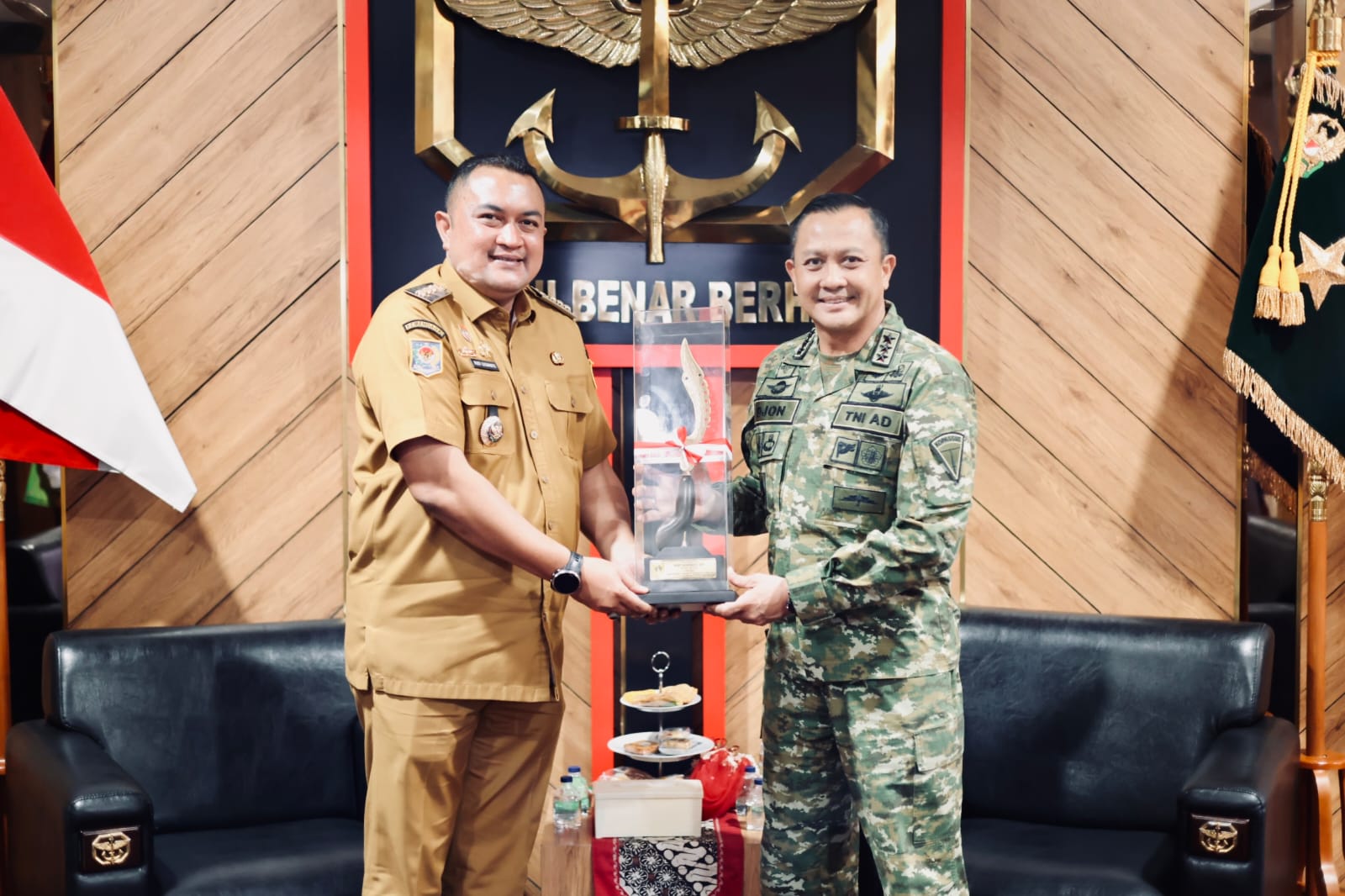 Bupati Bogor Perkuat Sinergi dengan Panglima Kopassus