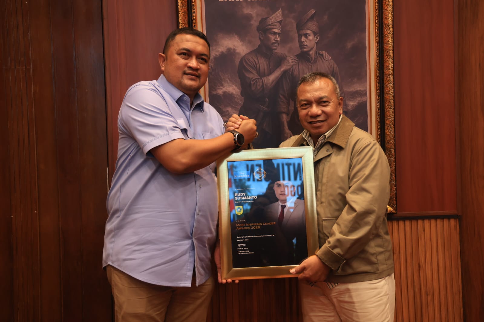 Kepemimpinan Visioner dan Inovatif, Bupati Bogor Raih Most Inspiring Leader Awards 2026