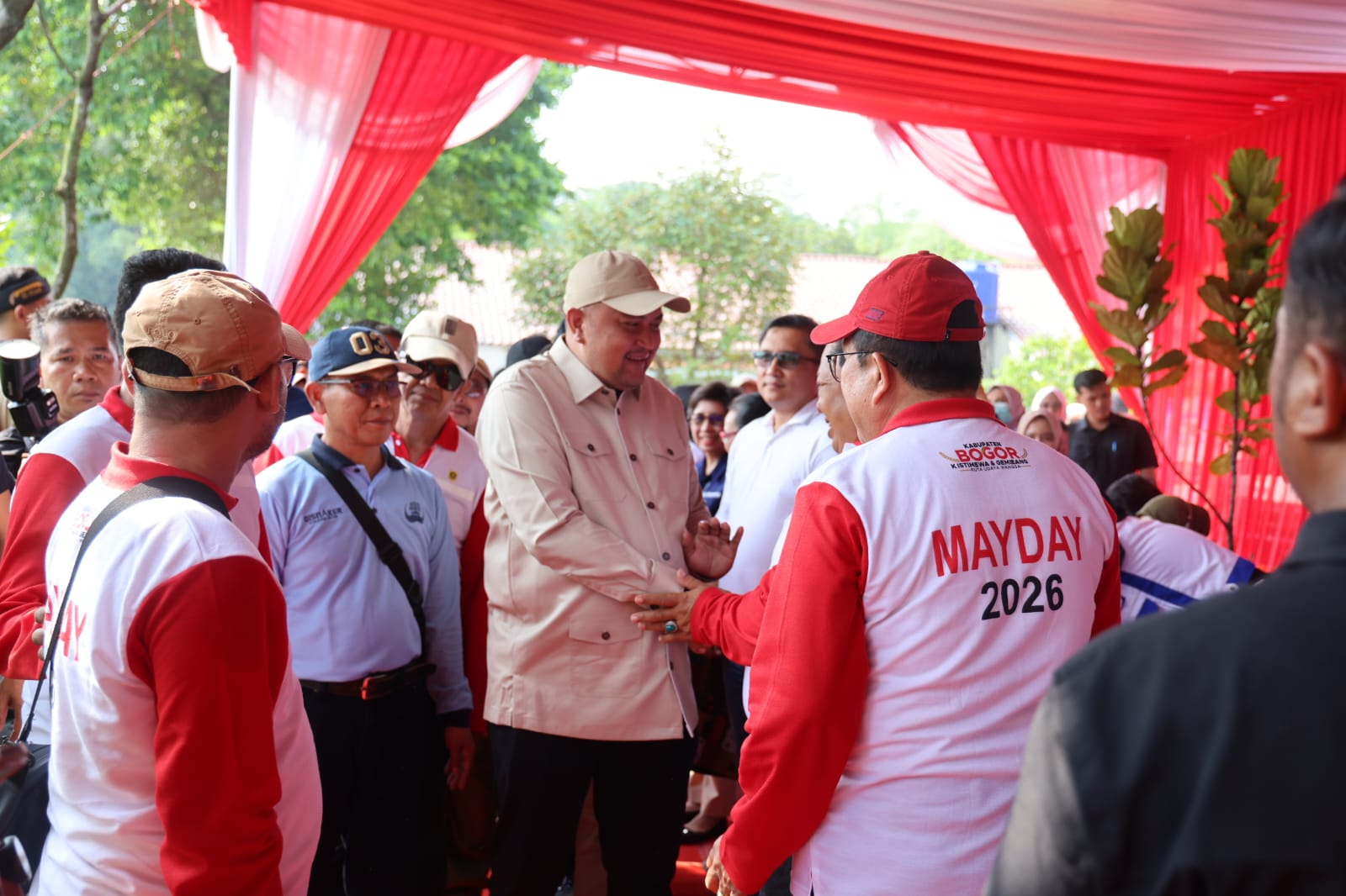 Bupati Bogor Apresiasi Buruh Jaga Kondusivitas Daerah dan Perkuat Sinergi di Momentum Mayday