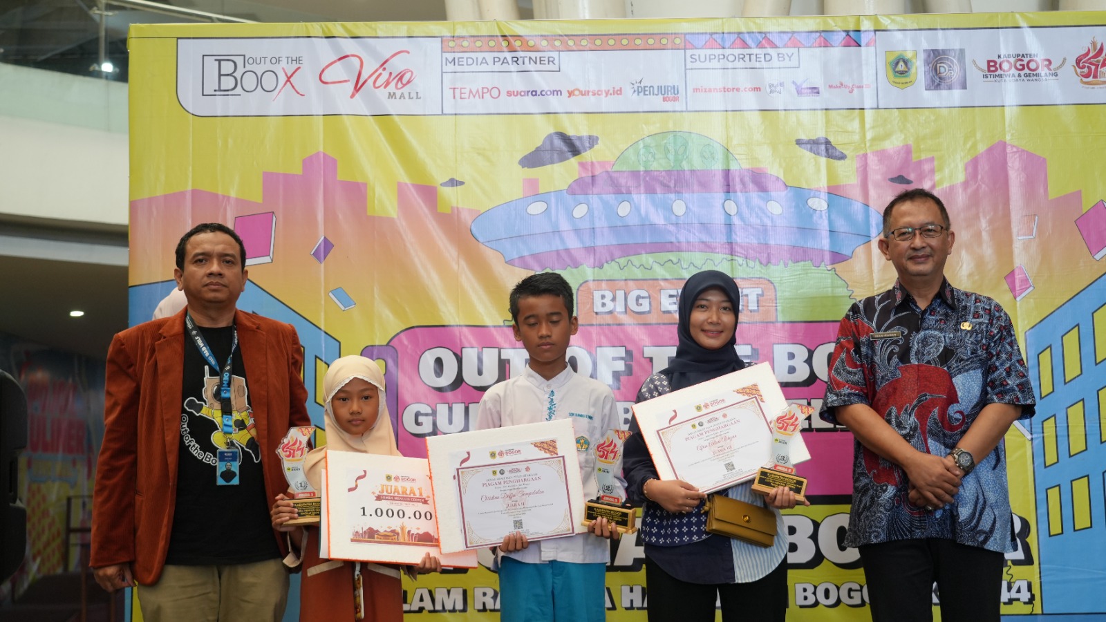 Pemkab Bogor Dorong Budaya Literasi Lewat Out of The Boox 2026