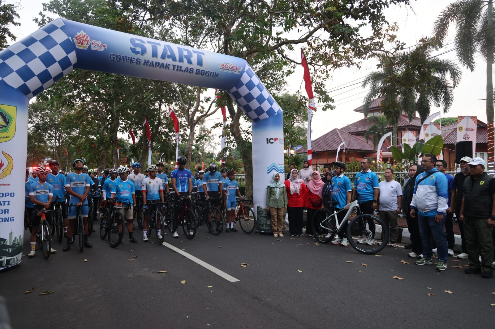 Sekda Kabupaten Bogor Lepas Gowes Napak Tilas Bogor, Menelusuri Jejak Sejarah Menyambut HJB ke-544