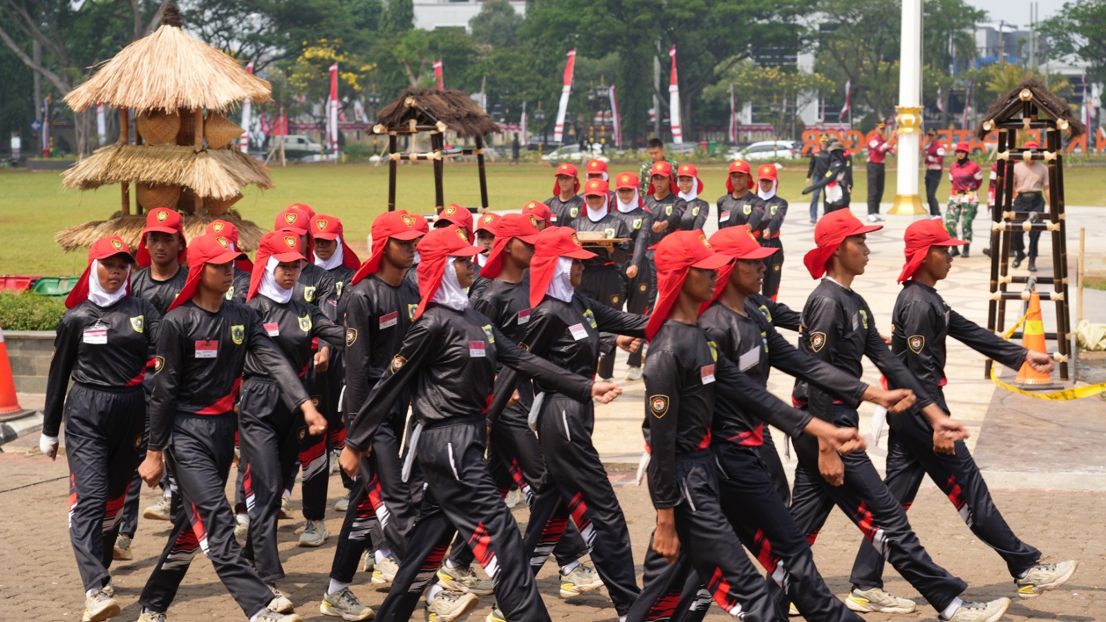 Jelang HUT ke-81 RI, Calon Paskibraka Kabupaten Bogor Matangkan Kesiapan Bertugas