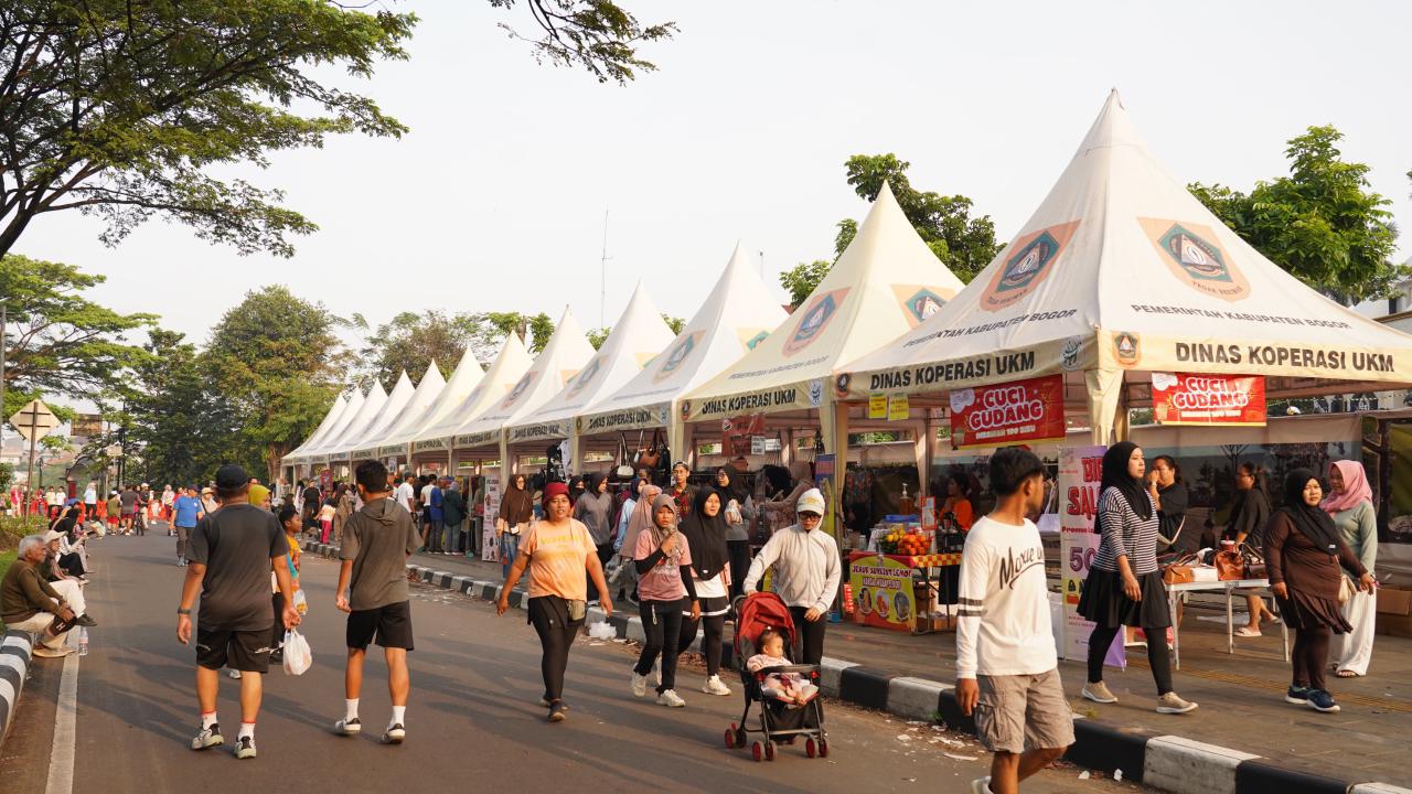 CFD Tegar Beriman Jadi Ruang Tumbuh UMKM, Omzet Pedagang Capai Rp158,5 Juta