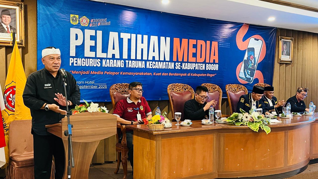 Pemkab Bogor Dorong Karang Taruna Jadi Pelopor Literasi Digital