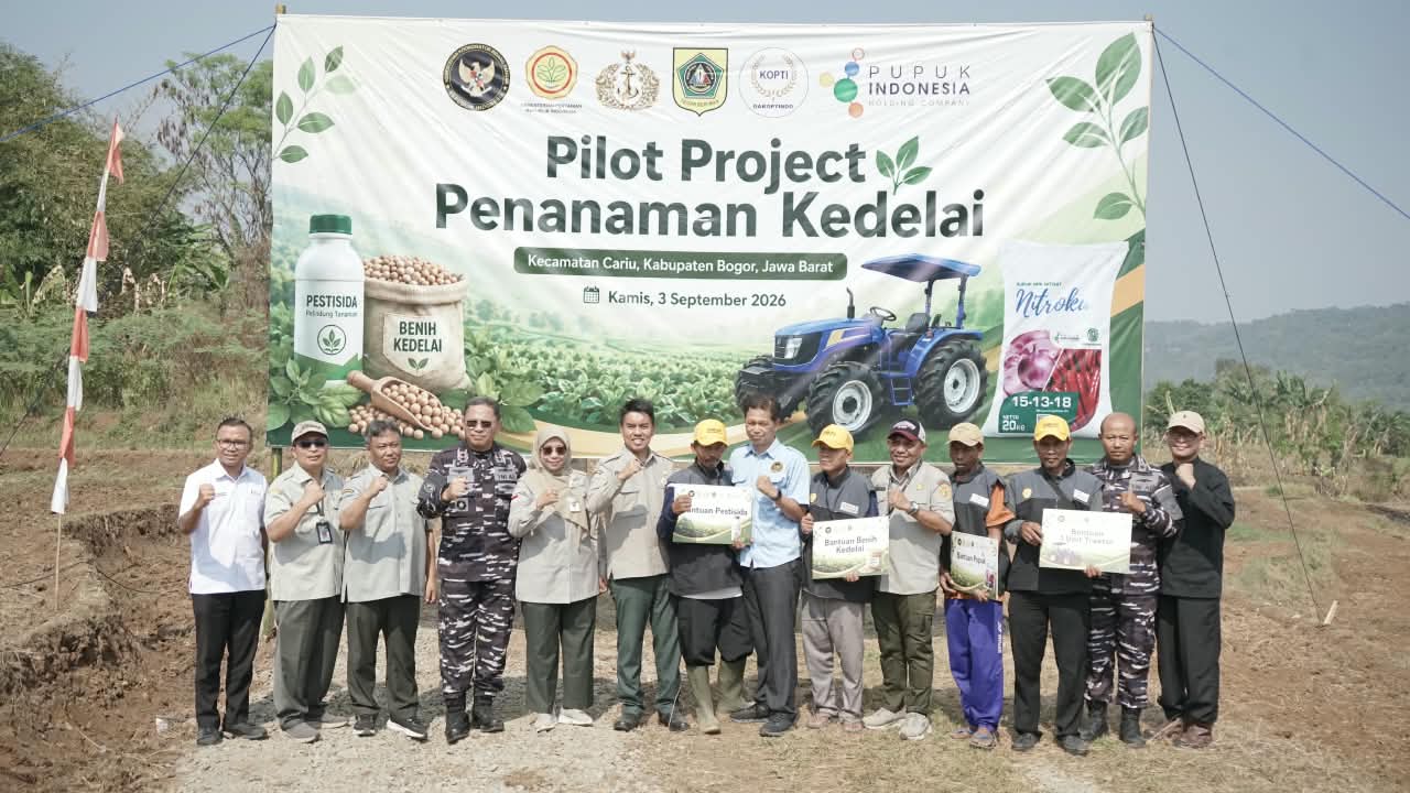 Pemkab Bogor Kembangkan Kedelai untuk Perkuat Produksi Pangan dan Ekonomi Petani