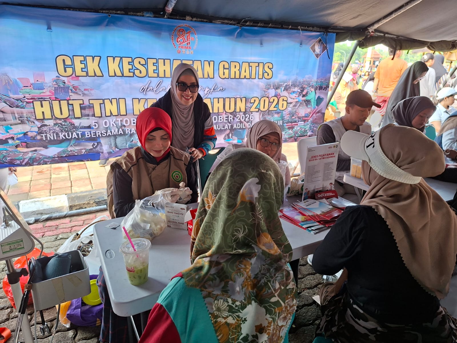 Deteksi Dini Penyakit, Masyarakat Antusias Manfaatkan Layanan Kesehatan Gratis di Car Free Day Tegar Beriman