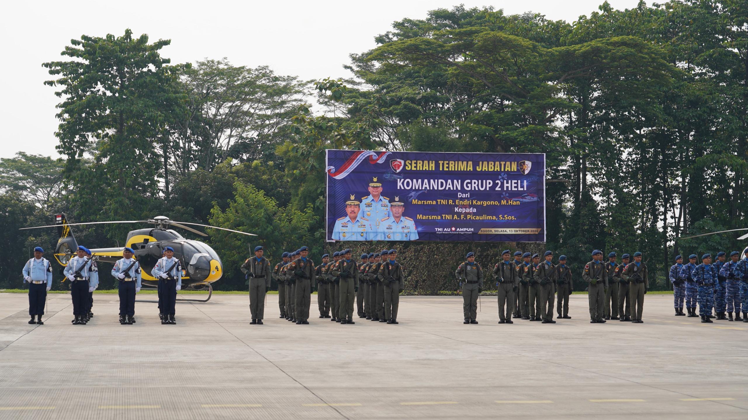 Bupati Bogor Rudy Susmanto Sambut Danlanud Atang Sendjaja yang Baru, Perkuat Sinergi TNI dan Pemkab Bogor