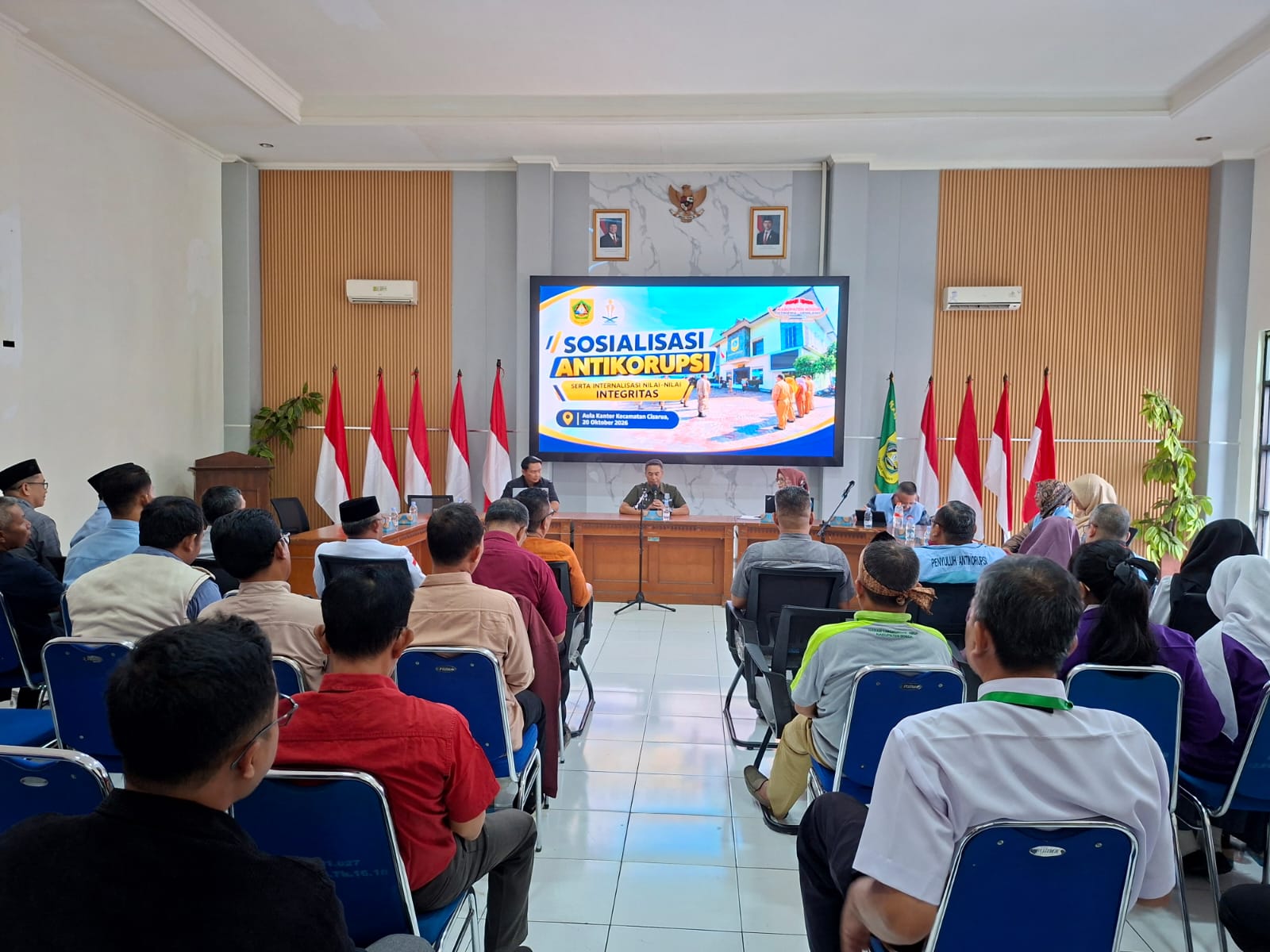 Bangun Budaya Jujur dan Berintegritas, Pemkab Bogor Sasar Masyarakat Cisarua Lewat Roadshow Antikorupsi